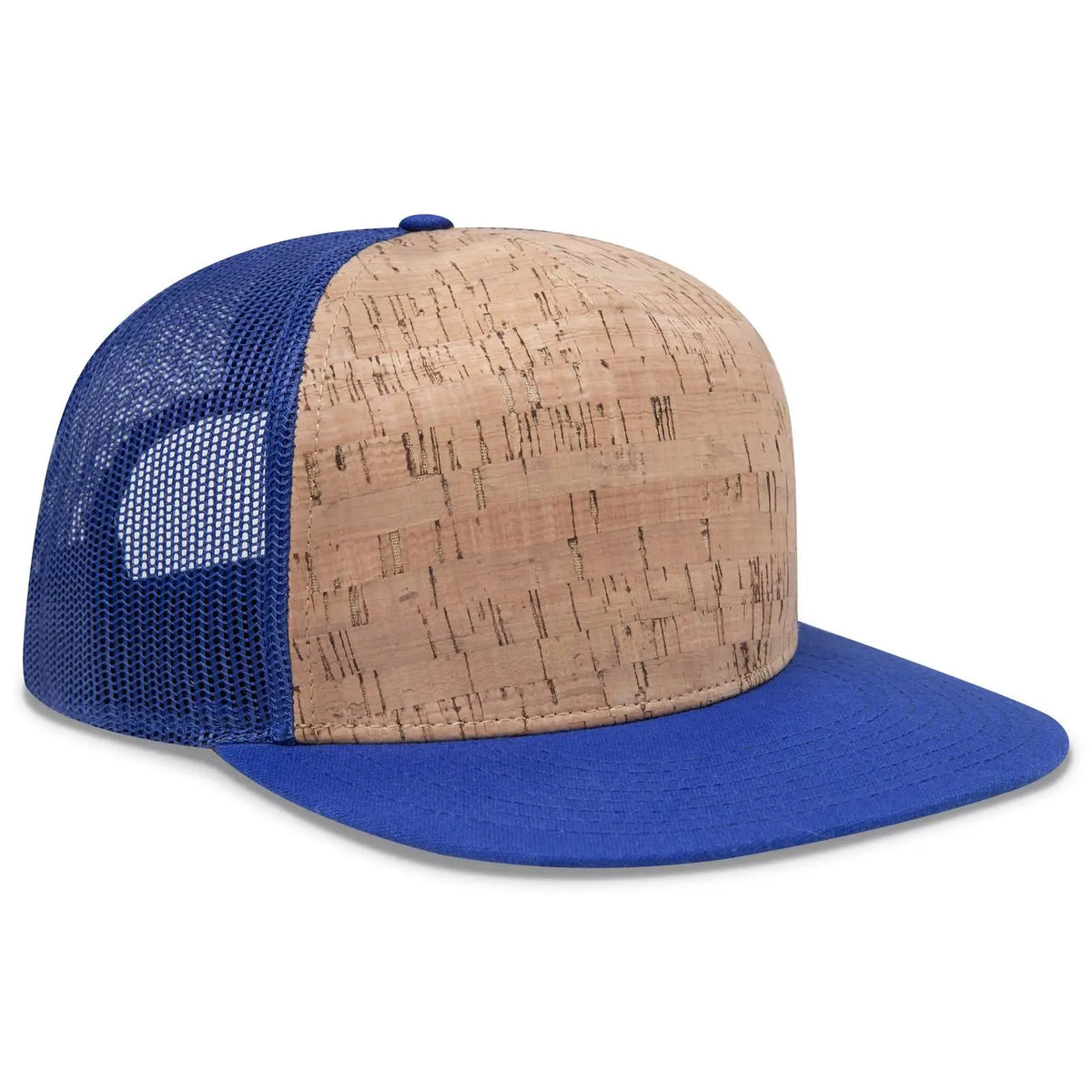 Otto 154-1174 ?Otto Snap’ 5 Panel Pro Style Mesh Back Trucker Snapback Cap - Ryl/crk/ryl - 7 3/8’’ - 5/8’’