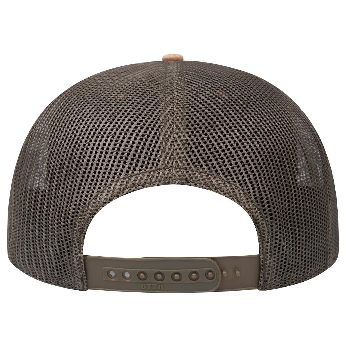 Otto 154-1174 ?Otto Snap’ 5 Panel Pro Style Mesh Back Trucker Snapback Cap - Cork/ml Grn - 7 3/8’’ - 5/8’’