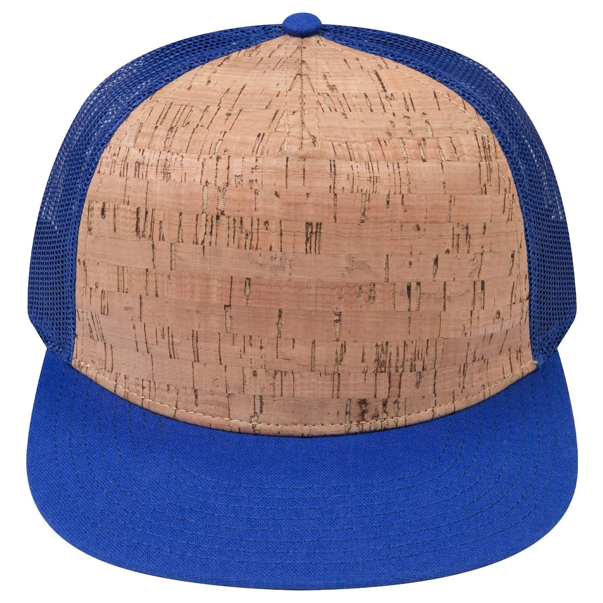 Otto 154-1174 ?Otto Snap’ 5 Panel Pro Style Mesh Back Trucker Snapback Cap - Ryl/crk/ryl - 7 3/8’’ - 5/8’’