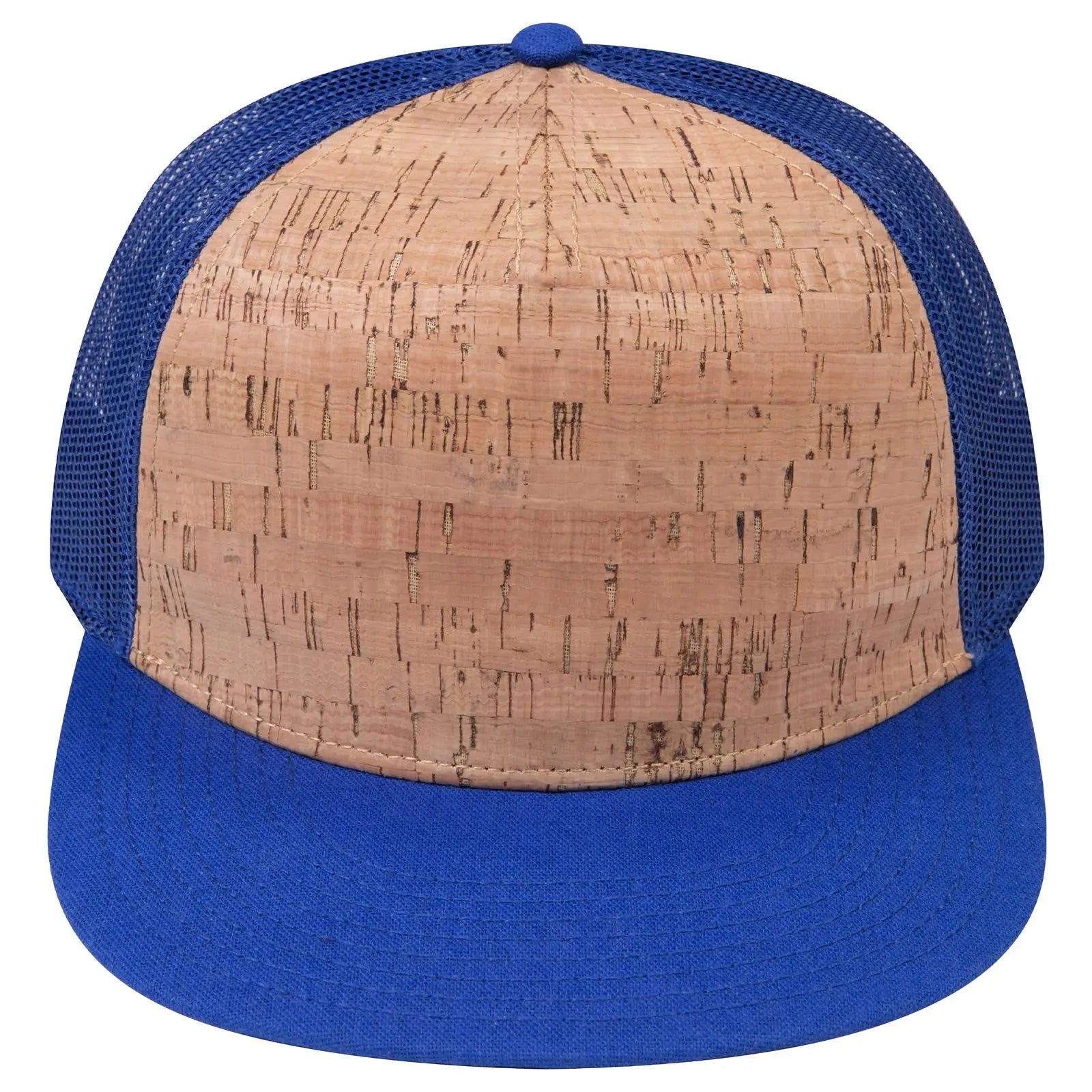 Otto 154-1174 ?Otto Snap’ 5 Panel Pro Style Mesh Back Trucker Snapback Cap - Ryl/crk/ryl - 7 3/8’’ - 5/8’’