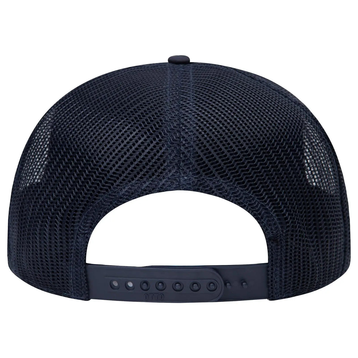 Otto 154-1174 ?Otto Snap’ 5 Panel Pro Style Mesh Back Trucker Snapback Cap - Navy - 7 3/8’’ - 5/8’’