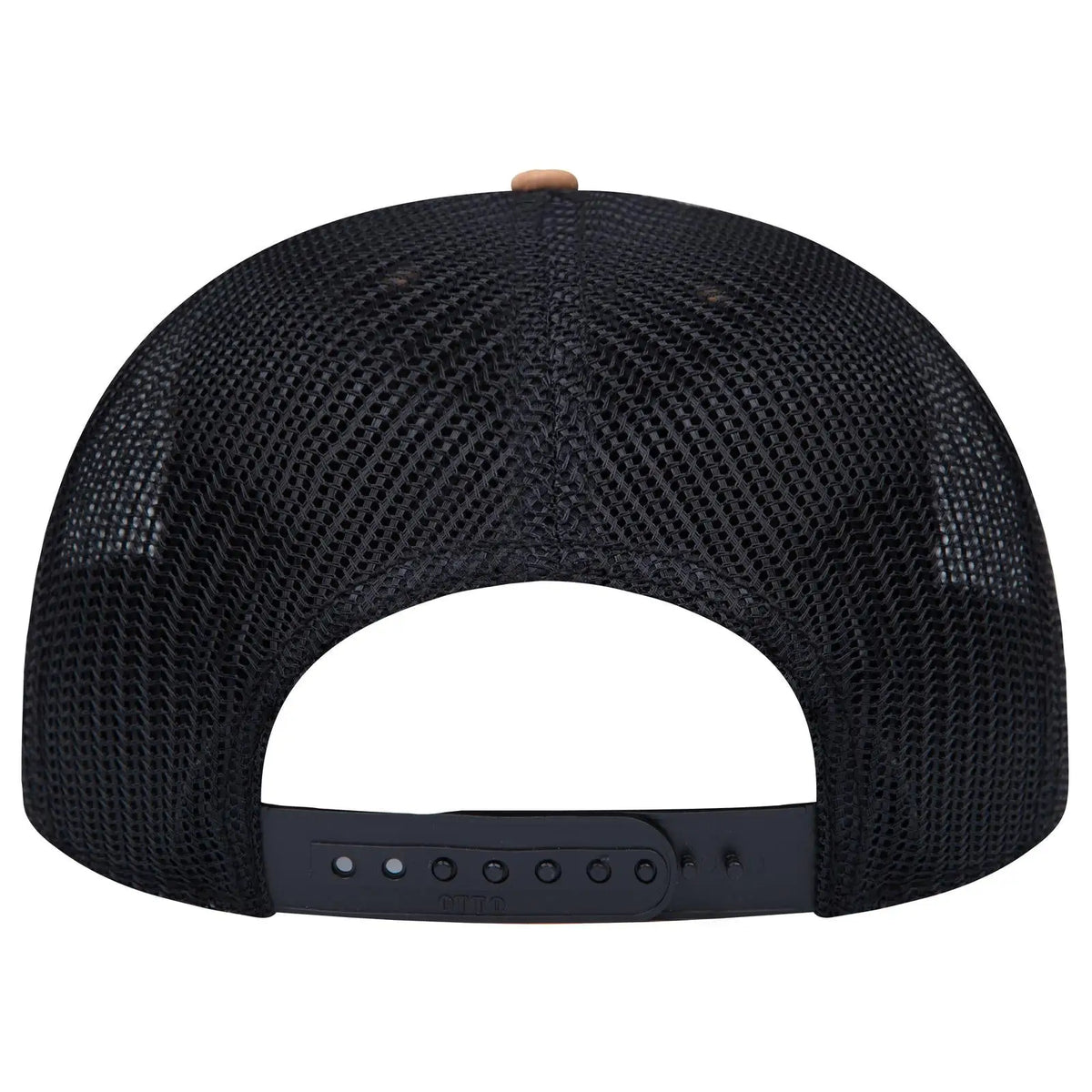 Otto 154-1174 ?Otto Snap’ 5 Panel Pro Style Mesh Back Trucker Snapback Cap - Cork/blk - 7 3/8’’ - 5/8’’
