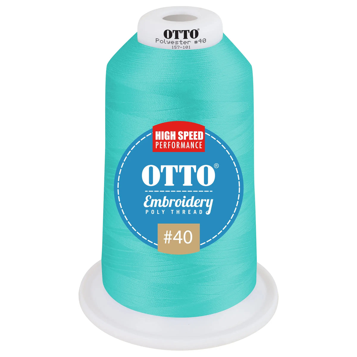 Otto 157-101 Embroidery Poly Thread #40 5,500 Yd. King Cone - 3326 - 7 3/8’’ - 5/8’’