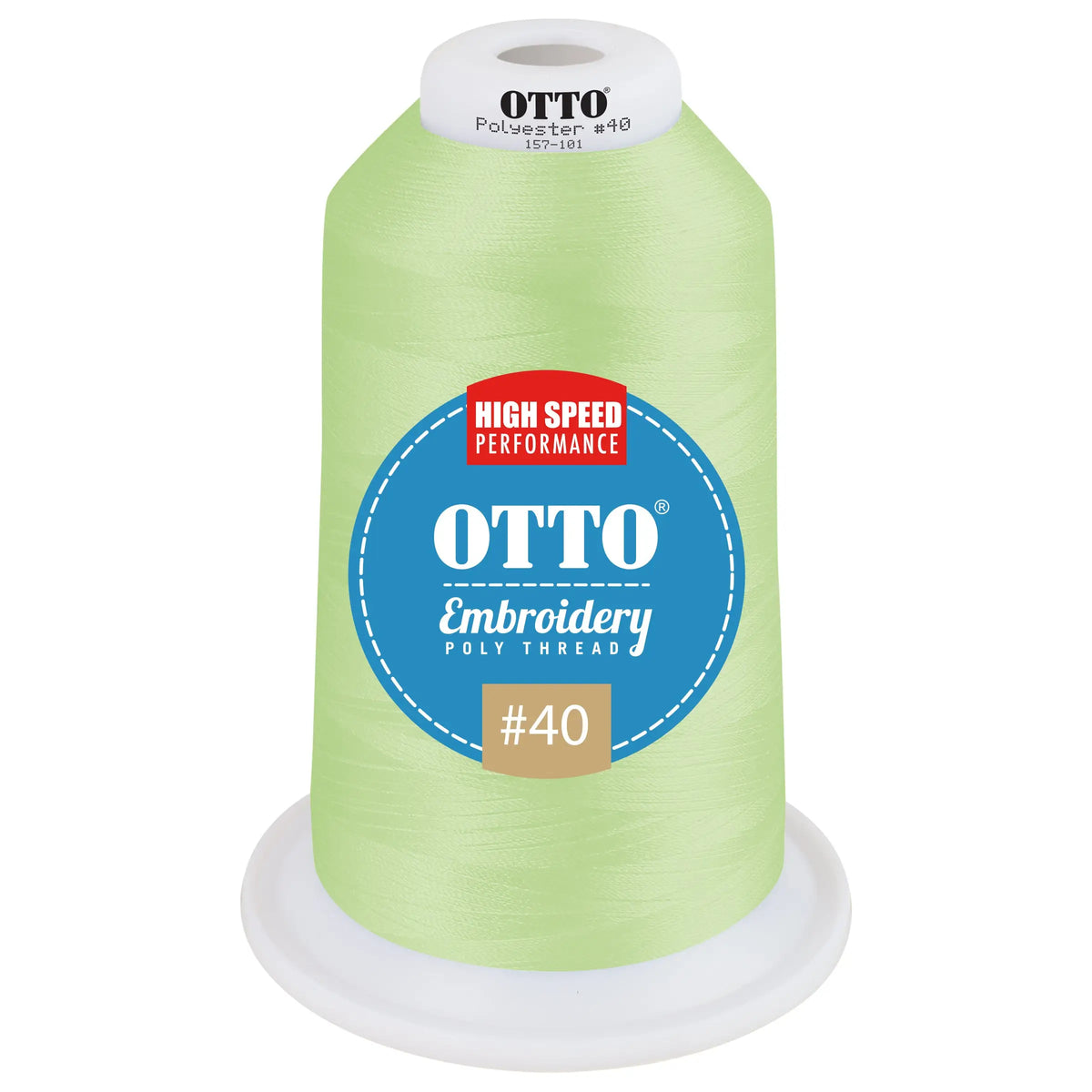 Otto 157-101 Embroidery Poly Thread #40 5,500 Yd. King Cone - 3578 - 7 3/8’’ - 5/8’’