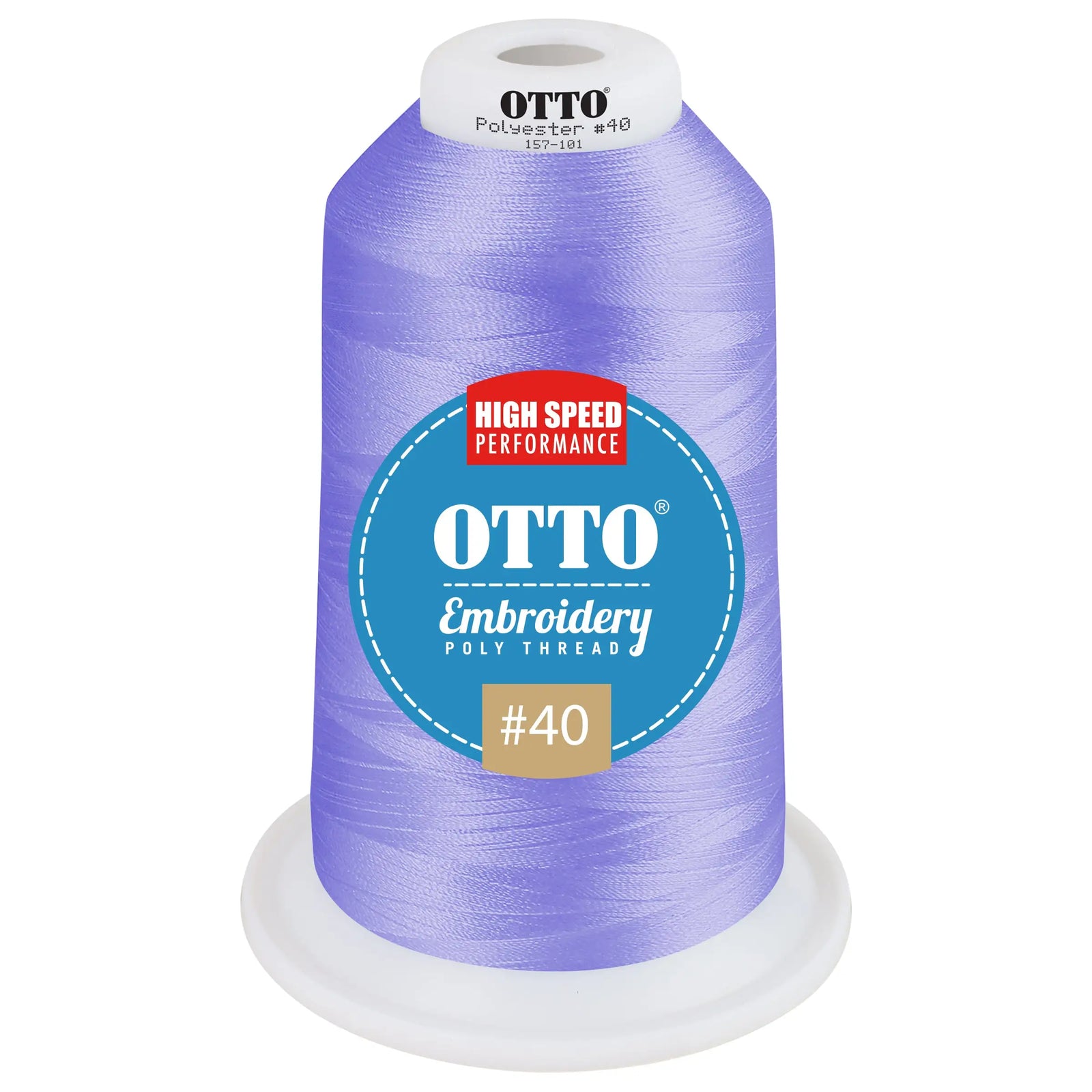 Otto 157-101 Embroidery Poly Thread #40 5,500 Yd. King Cone - 99031 - 7 3/8’’ - 5/8’’