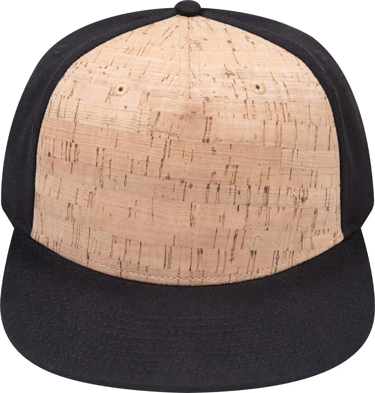 Otto 158-1176 ?Otto Snap’ 5 Panel Pro Style Snapback Cap - Blk/cork/blk - 6 1/2’’ - 7 5/8’’