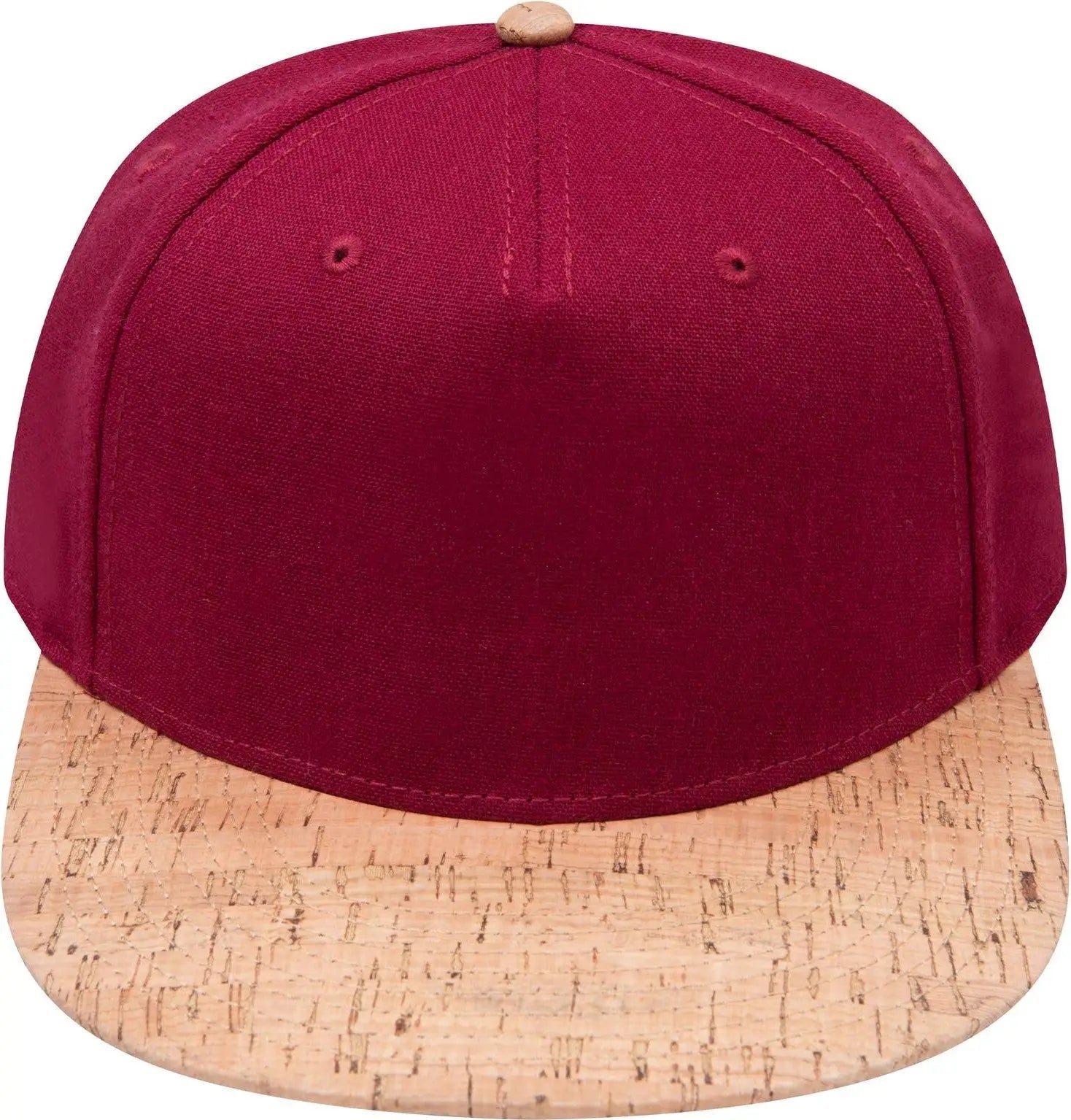 Otto 158-1176 ?Otto Snap’ 5 Panel Pro Style Snapback Cap - Cork/bg Mrn - 6 1/2’’ - 7 5/8’’