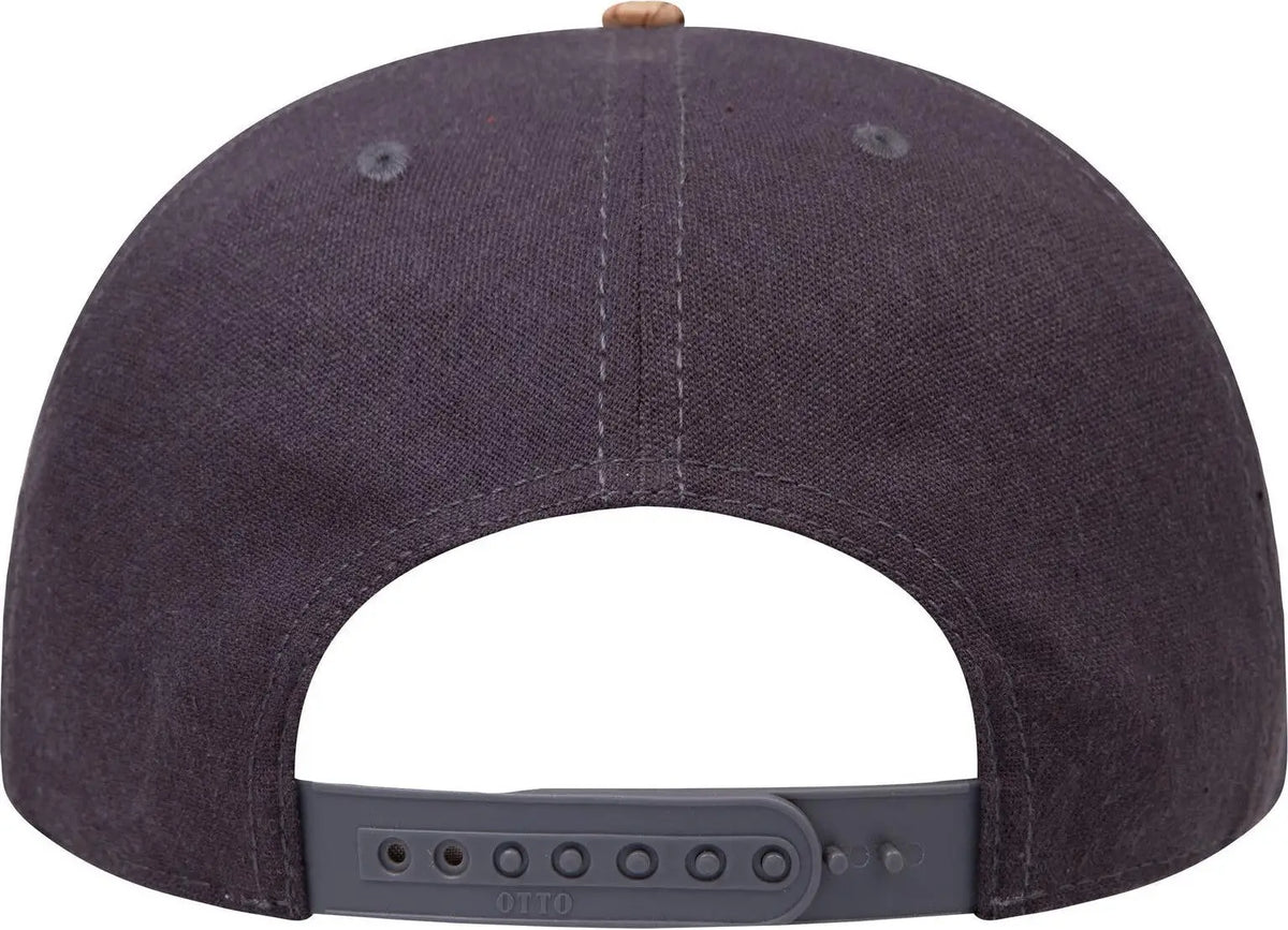 Otto 158-1176 ?Otto Snap’ 5 Panel Pro Style Snapback Cap - Cork/ch Gry - 6 1/2’’ - 7 5/8’’