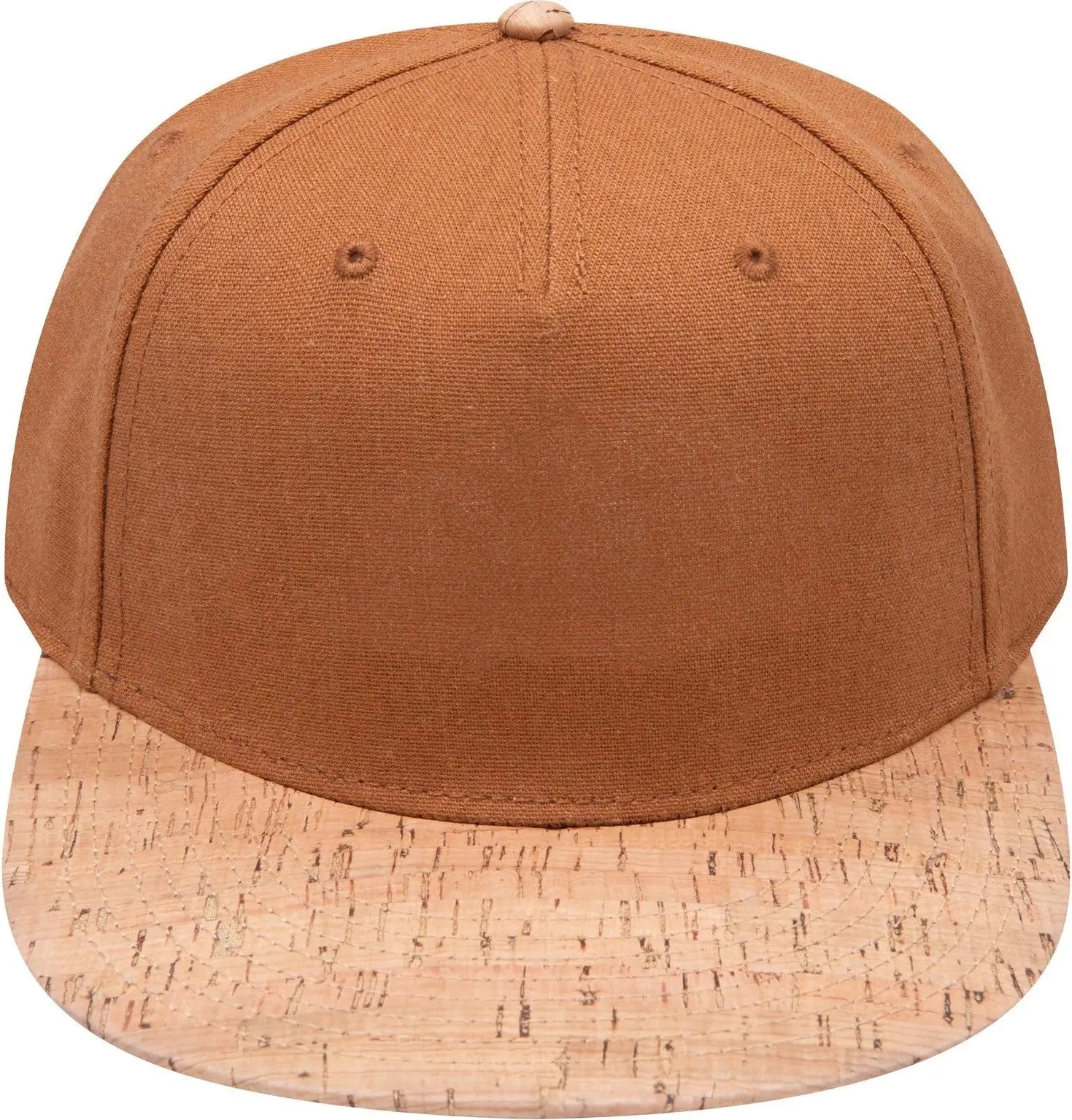 Otto 158-1176 ?Otto Snap’ 5 Panel Pro Style Snapback Cap - Cork/cy Brn - 6 1/2’’ - 7 5/8’’