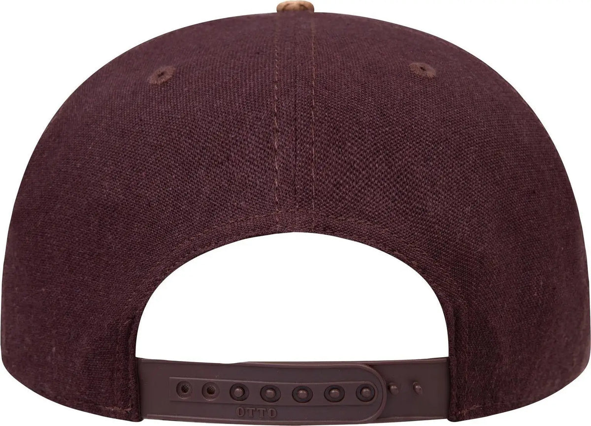 Otto 158-1176 ?Otto Snap’ 5 Panel Pro Style Snapback Cap - Cork/dk.brn - 6 1/2’’ - 7 5/8’’