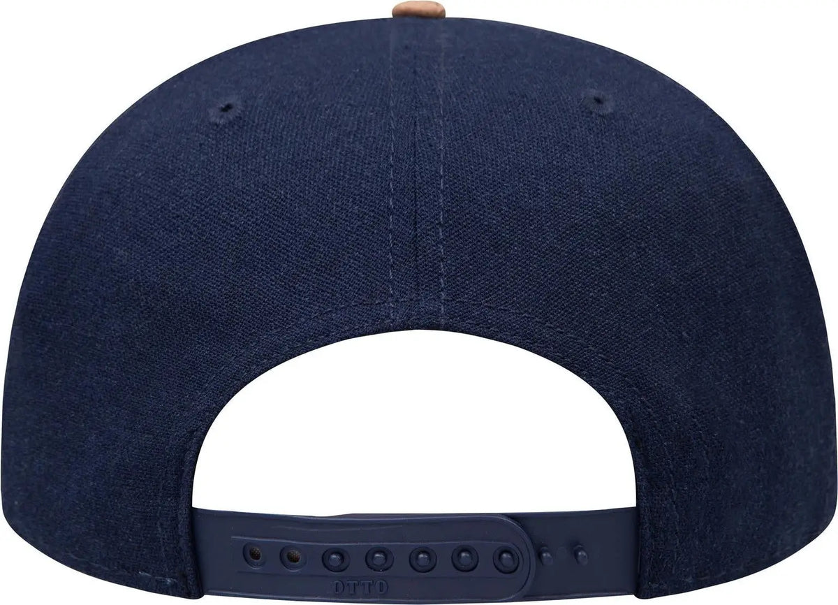 Otto 158-1176 ?Otto Snap’ 5 Panel Pro Style Snapback Cap - Cork/nvy - 6 1/2’’ - 7 5/8’’
