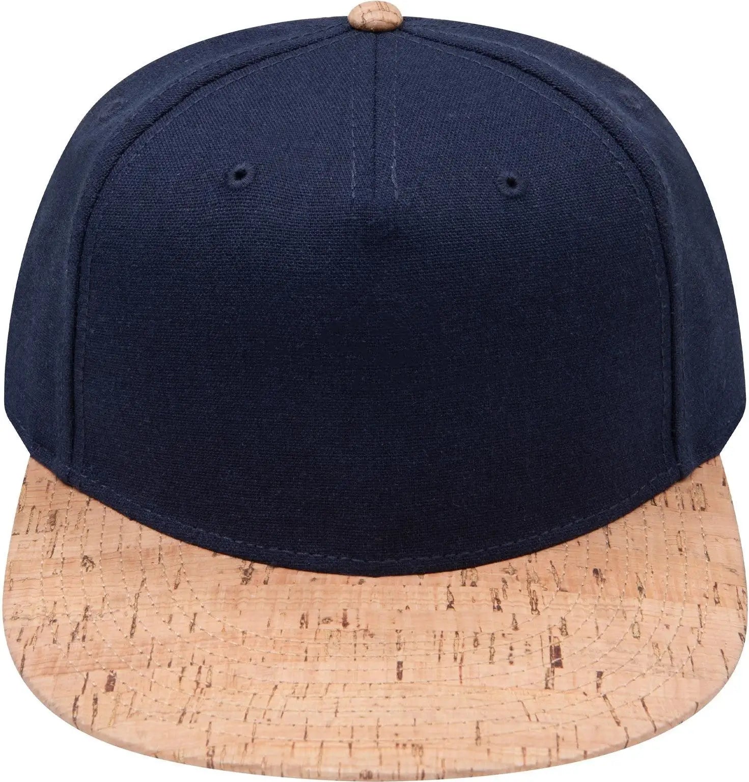 Otto 158-1176 ?Otto Snap’ 5 Panel Pro Style Snapback Cap - Cork/nvy - 6 1/2’’ - 7 5/8’’