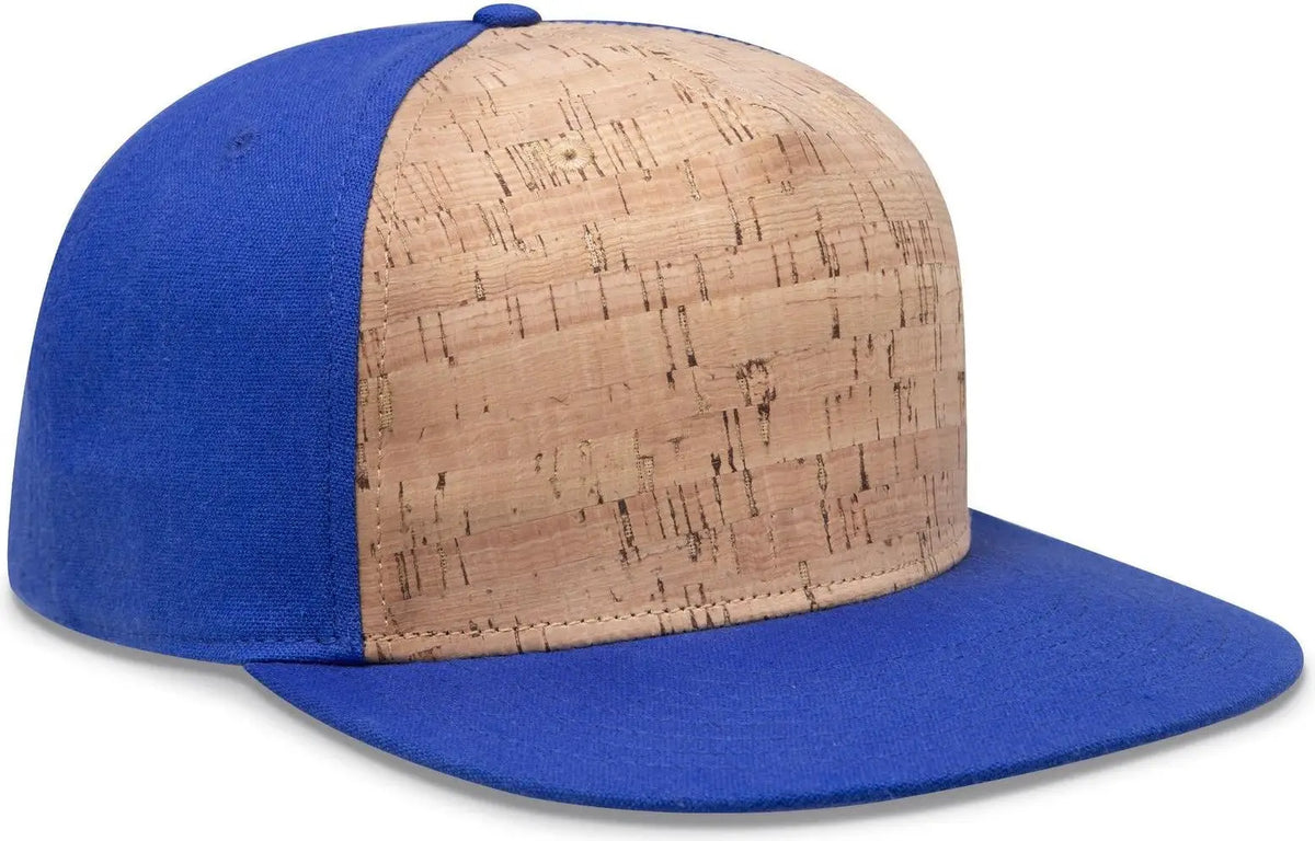 Otto 158-1176 ?Otto Snap’ 5 Panel Pro Style Snapback Cap - Ryl/crk/ryl - 6 1/2’’ - 7 5/8’’