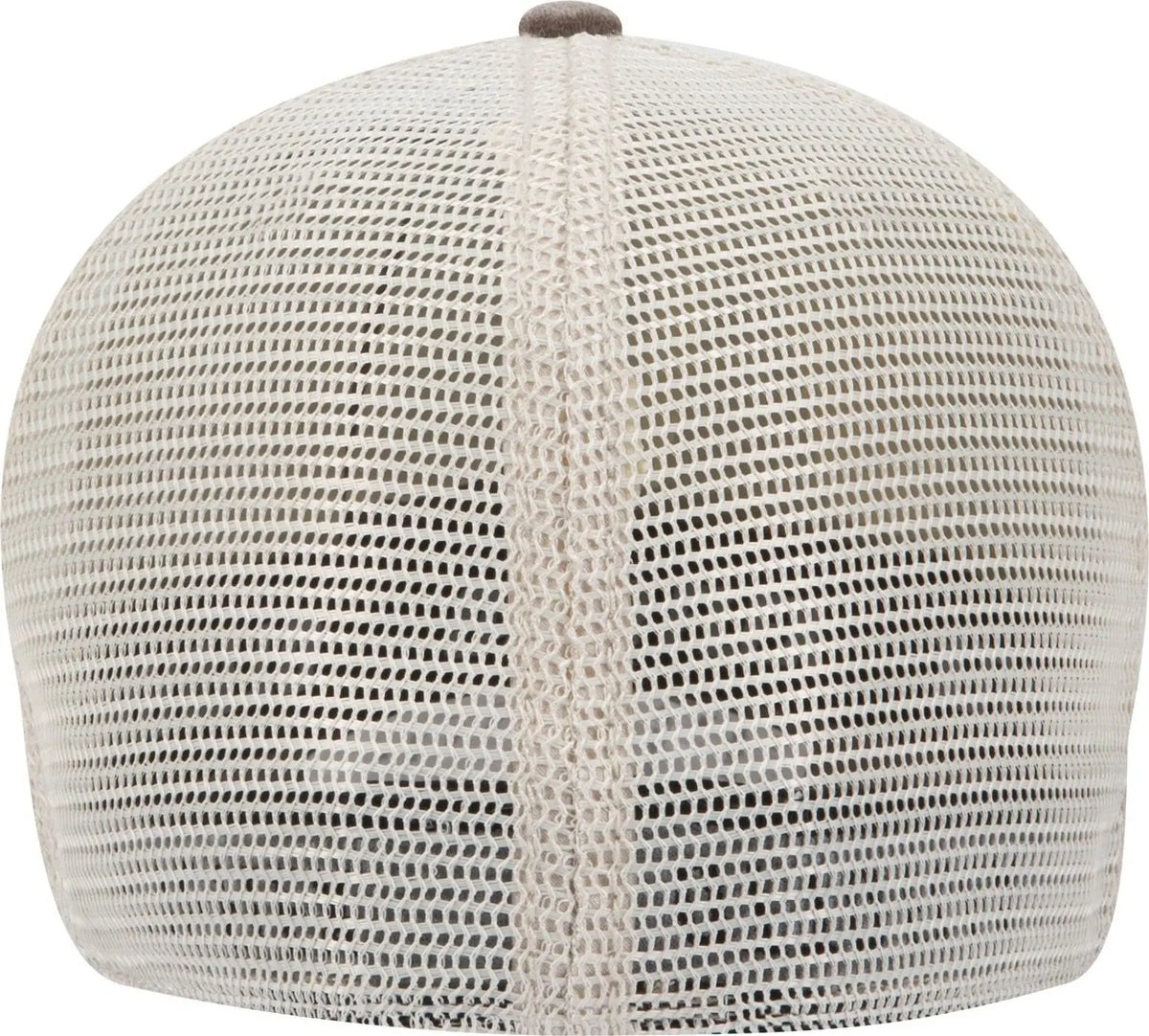 Otto 169-1264 ?Otto Flex’ Fitted 6 Panel Low Profile Mesh Back Trucker Cap - Dk.brn/dk.brn/kha