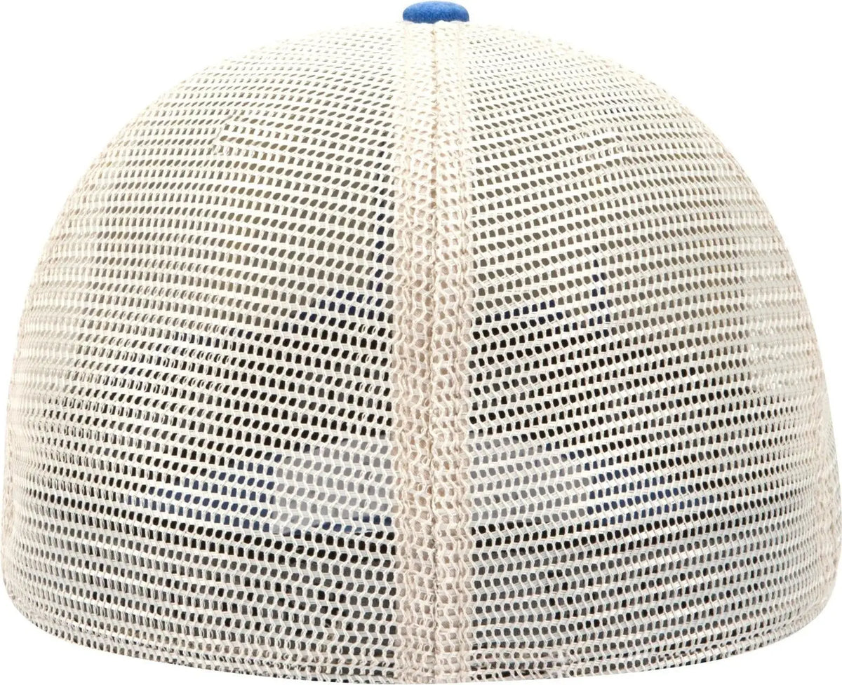 Otto 169-1264 ?Otto Flex’ Fitted 6 Panel Low Profile Mesh Back Trucker Cap - Ryl/ryl/kha