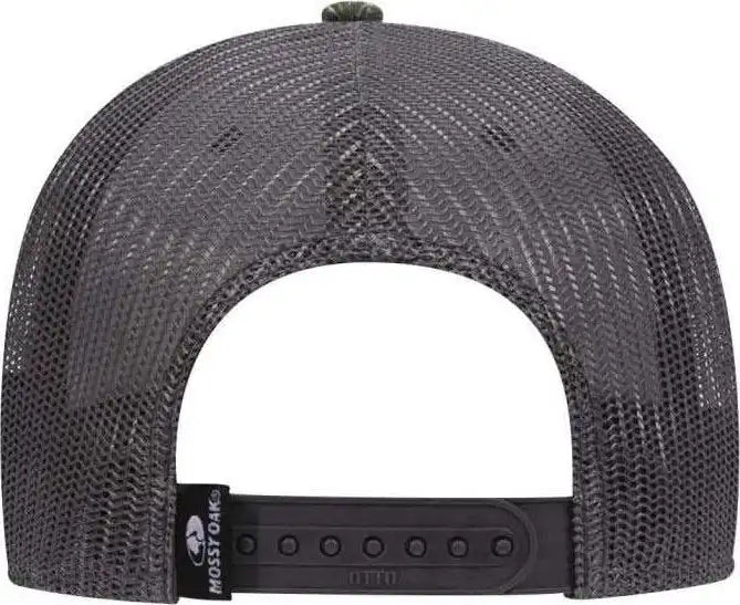 Otto 171 1293 Mossy Oak Camouflage Superior Polyester Twill 6 Panel Low Profile Mesh Back Baseball Cap Mountain Country