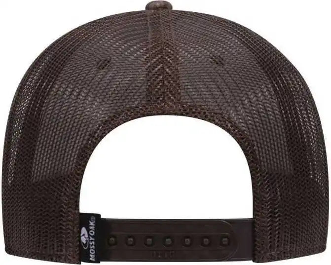 Otto 171-1293 Mossy Oak Camouflage Superior Polyester Twill 6 Panel Low Profile Mesh Back Baseball Cap - Shadow Grass