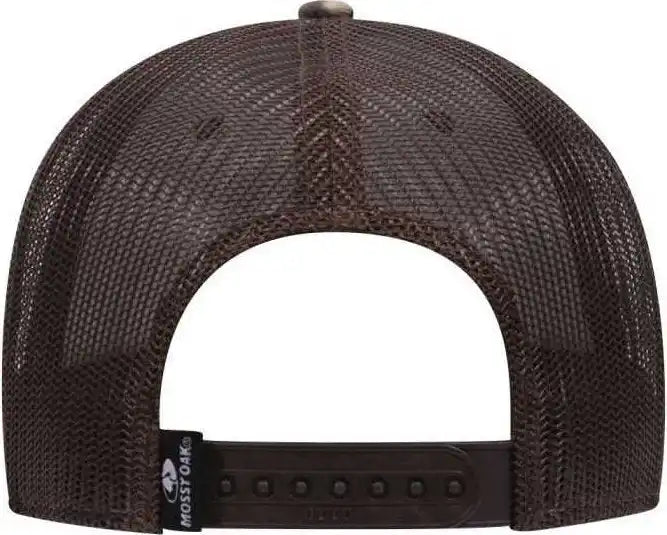 Otto 171 1293 Mossy Oak Camouflage Superior Polyester Twill 6 Panel Low Profile Mesh Back Baseball Cap Break Up Country
