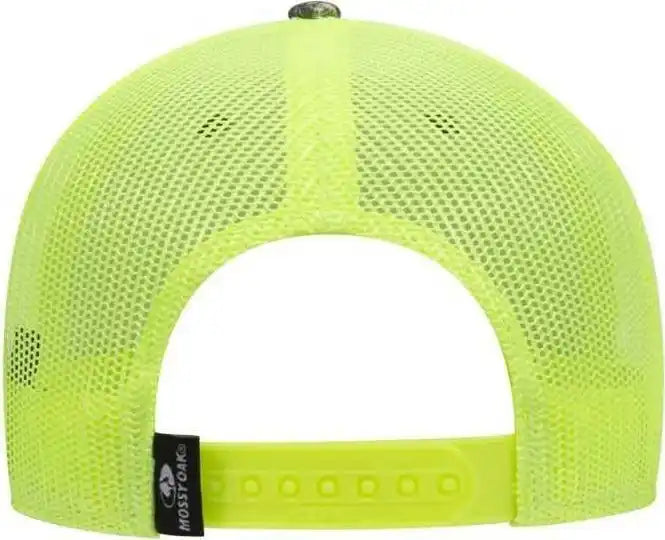 Otto 171-1293 Mossy Oak Camouflage Superior Polyester Twill 6 Panel Low Profile Mesh Back Baseball Cap - Mountain