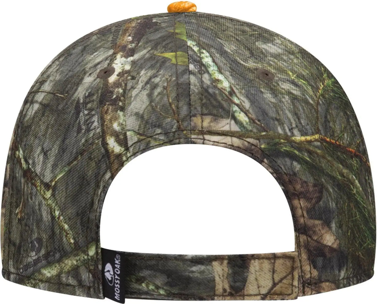 Otto 171-1294 Mossy Oak Camouflage Sandwich Visor 6 Panel Low Profile Baseball Cap - Obsession - 1/2’’ - 7 5/8’’