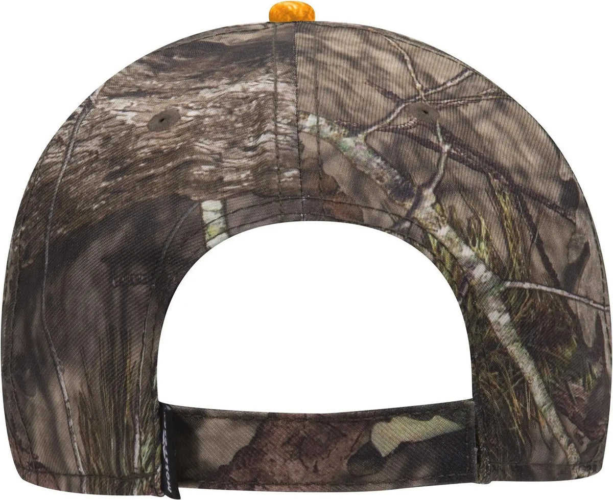 Otto 171-1294 Mossy Oak Camouflage Sandwich Visor 6 Panel Low Profile Baseball Cap - Break Up Country - 1/2’’ - 7 5/8’’
