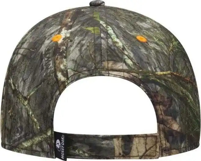 Otto 171-1294 Mossy Oak Camouflage Superior Polyester Twill Sandwich Visor 6 Panel Low Profile Baseball Cap - Obsession