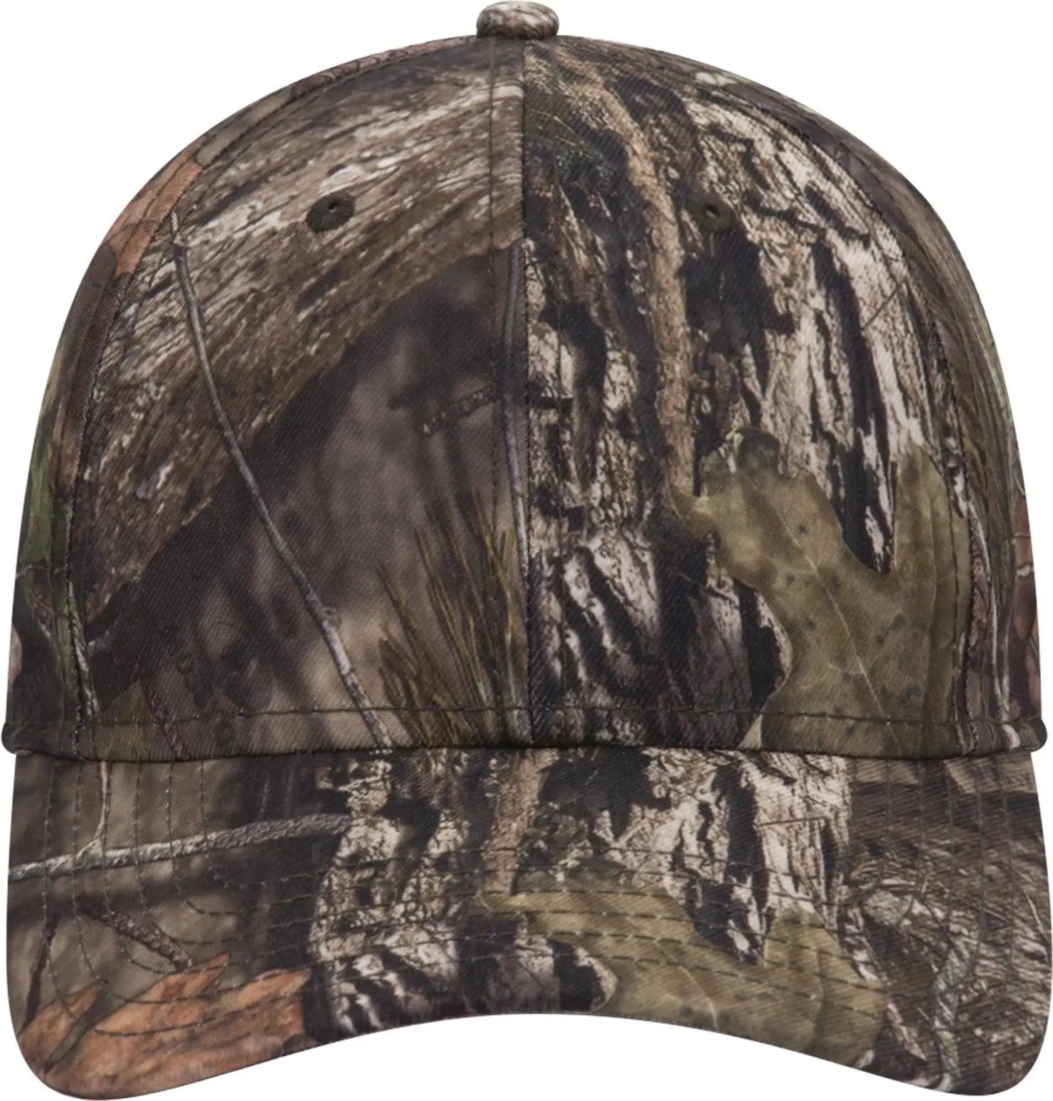 Otto 171-1295 Mossy Oak Camouflage 6 Panel Low Profile Baseball Cap - Break Up Country - 1/2’’ - 7 5/8’’