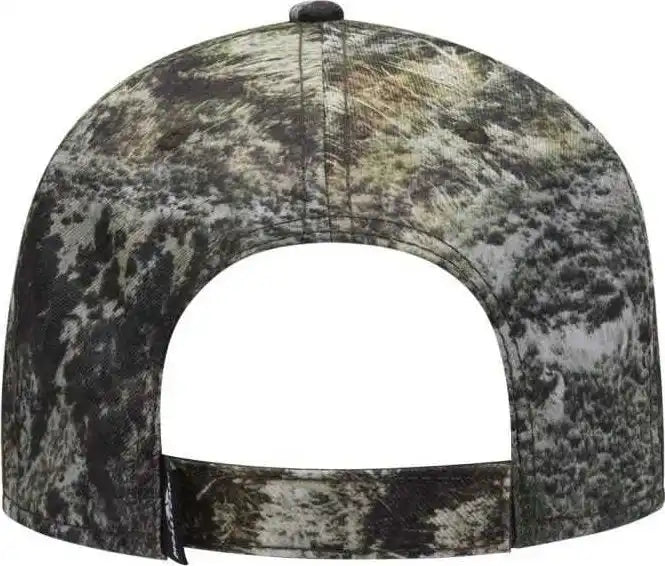 Otto 171 1295 Mossy Oak Camouflage Superior Polyester Twill 6 Panel Low Profile Baseball Cap Mountain Country Range