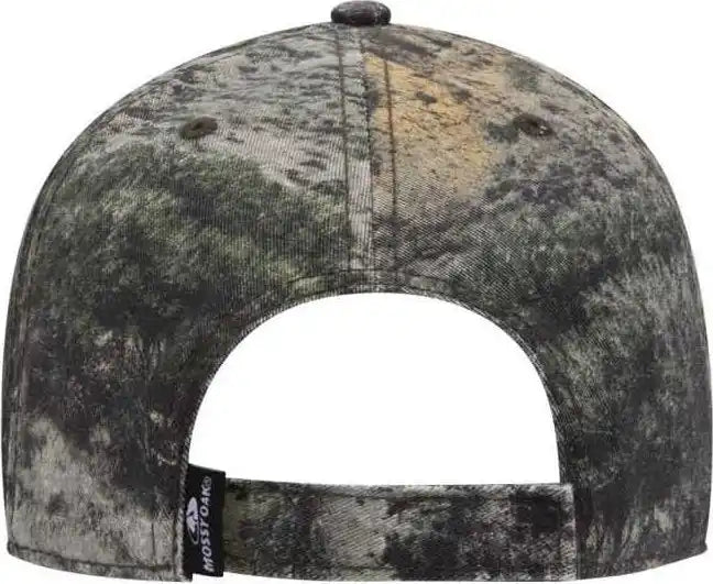 Otto 171 1296 Mossy Oak Camouflage Garment Washed Superior Cotton Twill 6 Panel Low Profile Baseball Cap Mountain