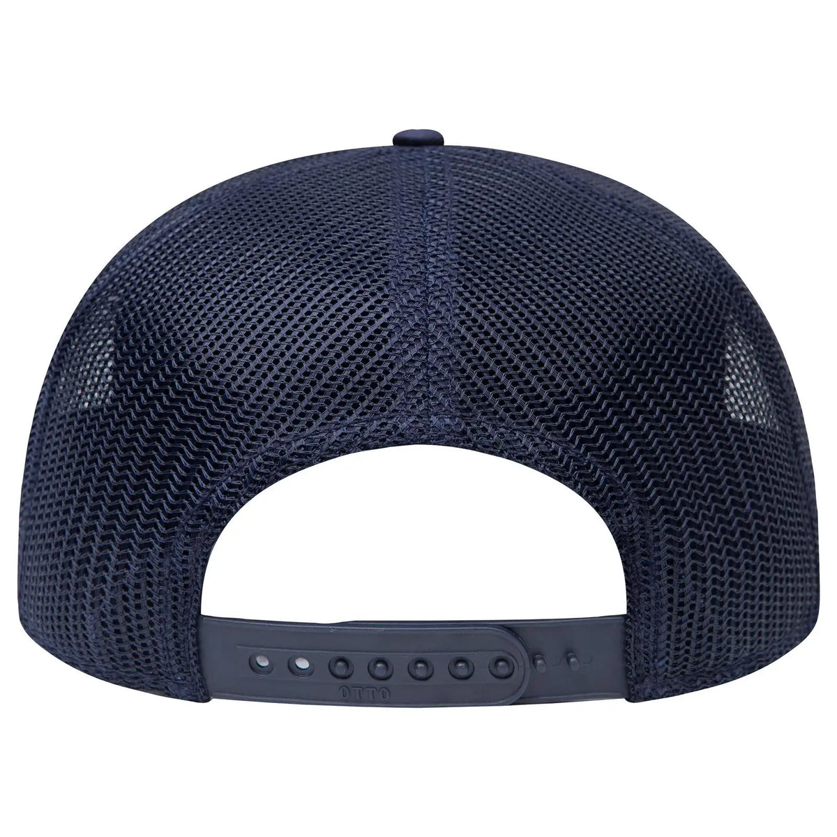 Otto 172-1298 ?Otto Snap’ 7 Panel Pro Style Mesh Back Trucker Snapback Cap - Navy - 3/8’’ - 5/8’’