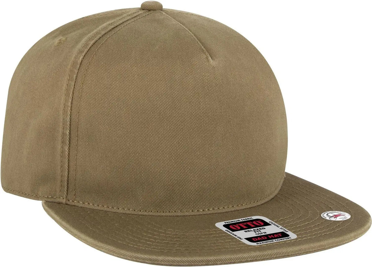 Otto 176-1315 5 Panel Low Profile Dad Cap - Coyote Brown - 6 1/2’’ - 7 5/8’’