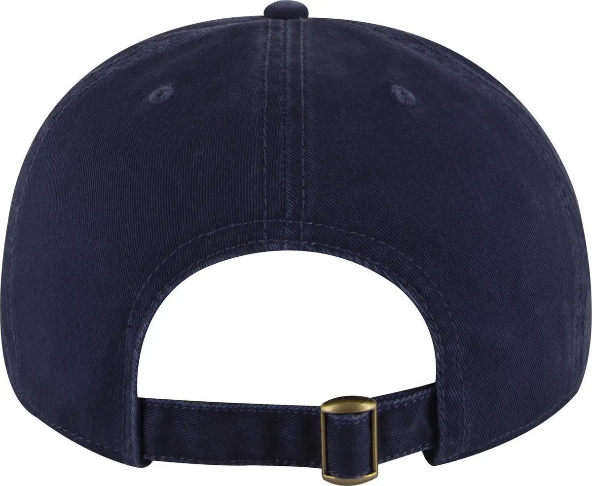 Otto 176-1315 5 Panel Low Profile Dad Cap - Navy - 6 1/2’’ - 7 5/8’’