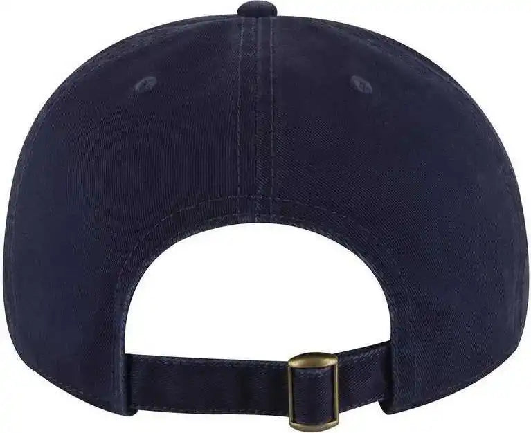 Otto 176 1315 5 Panel Low Profile Style Dad Cap Navy / one Size Fits Most