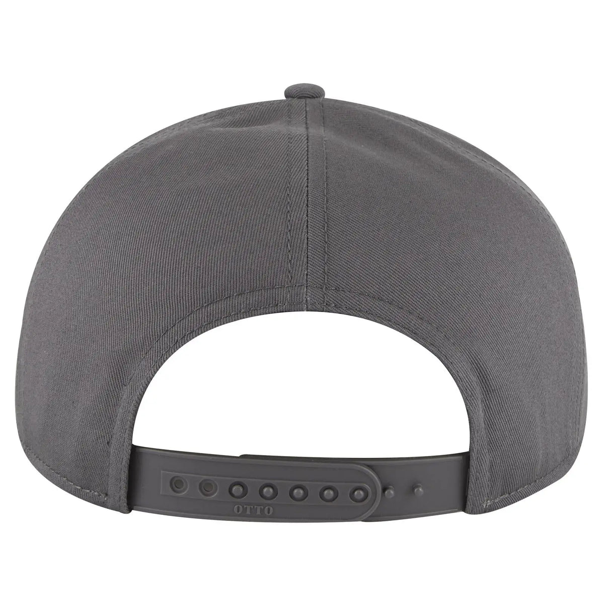 Otto 177-1331 ?Otto Snap’ 7 Panel Pro Style Snapback Cap - Char. Gray - 3/8’’ - 5/8’’