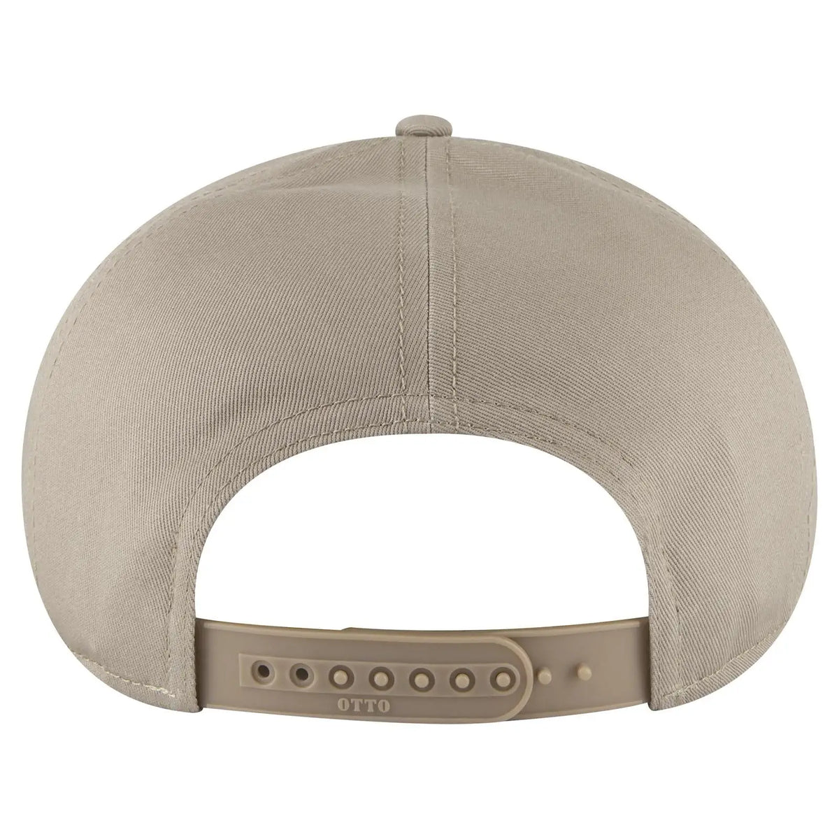 Otto 177-1331 ?Otto Snap’ 7 Panel Pro Style Snapback Cap - Dk. Khaki - 3/8’’ - 5/8’’