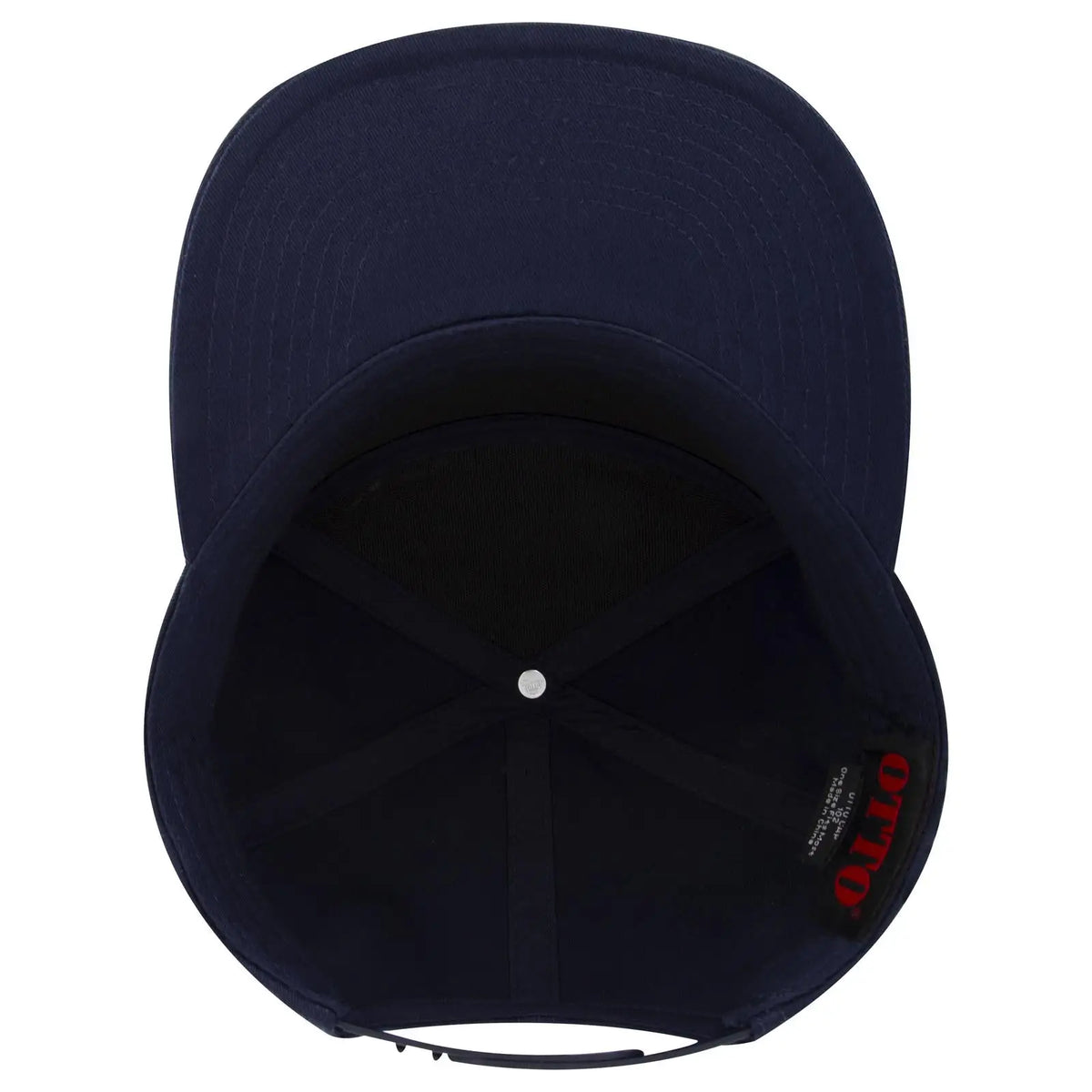 Otto 177-1331 ?Otto Snap’ 7 Panel Pro Style Snapback Cap - Navy - 3/8’’ - 5/8’’