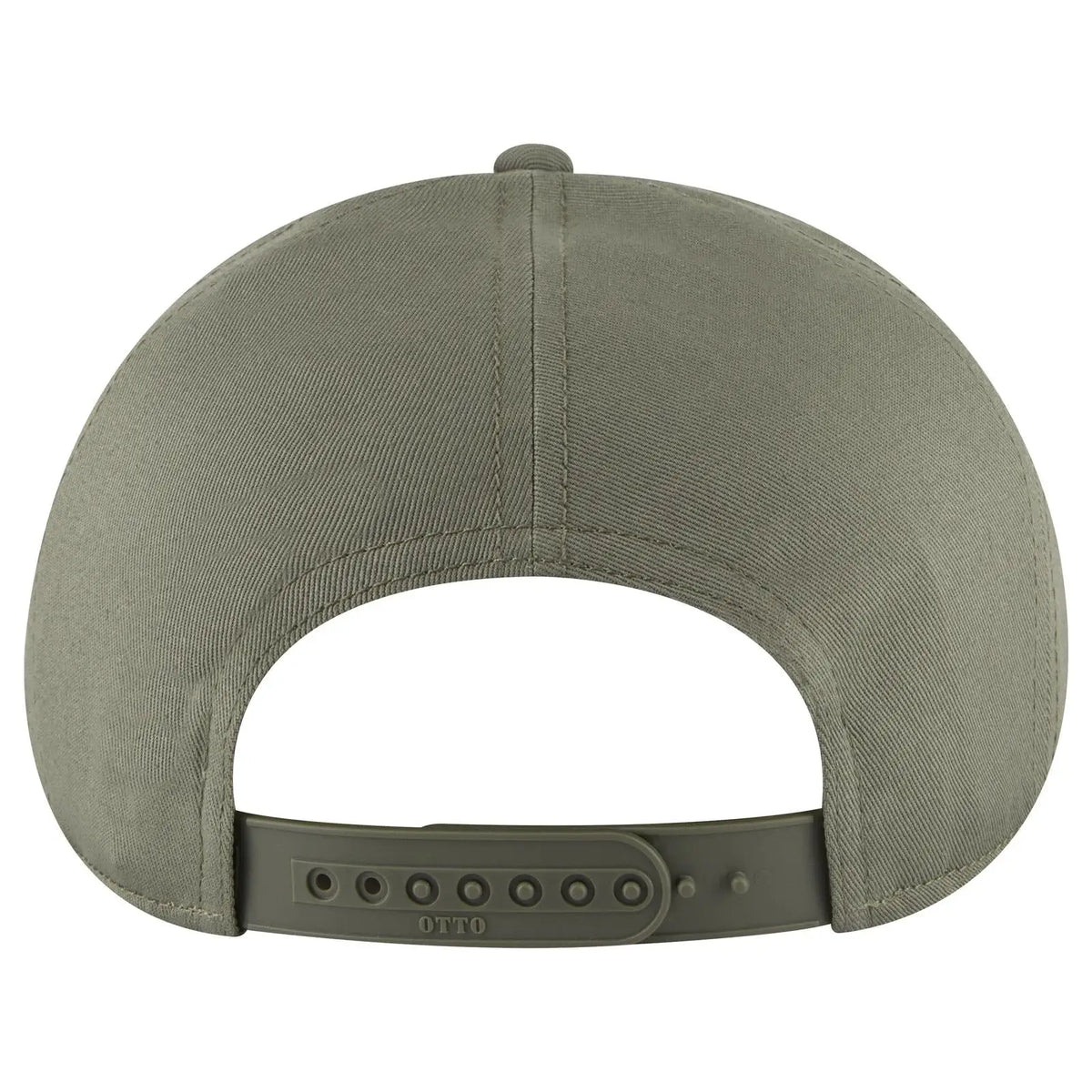 Otto 177-1331 ?Otto Snap’ 7 Panel Pro Style Snapback Cap - Ol. Green - 3/8’’ - 5/8’’