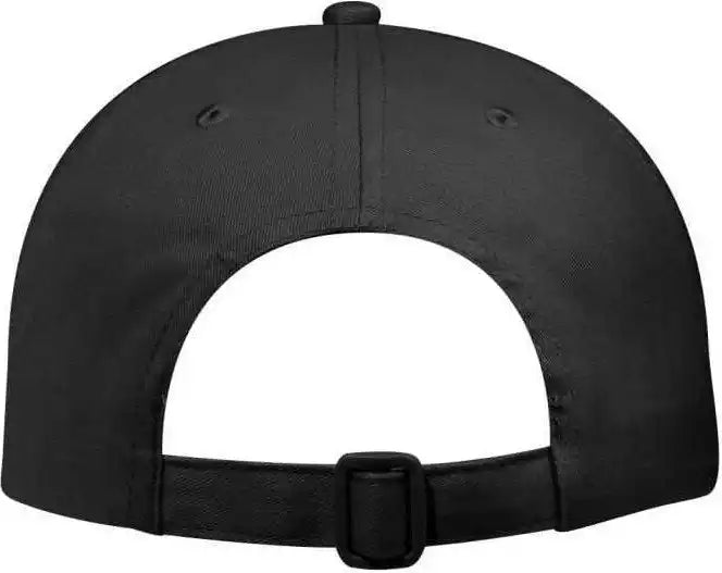 Otto 18-010 Brushed Cotton Twill Low Profile Pro Style Cap - Black - one Size Fits Most