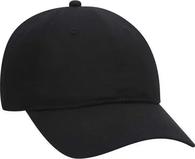 Otto 18 010 Brushed Cotton Twill Low Profile Pro Style Cap Black / one Size Fits Most