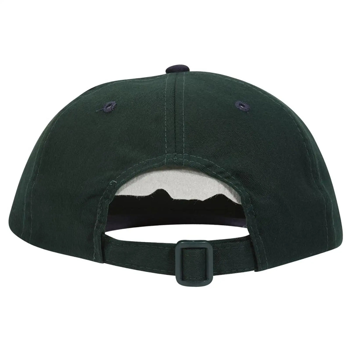 Otto 18-011 6 Panel Low Profile Baseball Cap - Nvy/dk.grn - 7 3/8’’ - 5/8’’