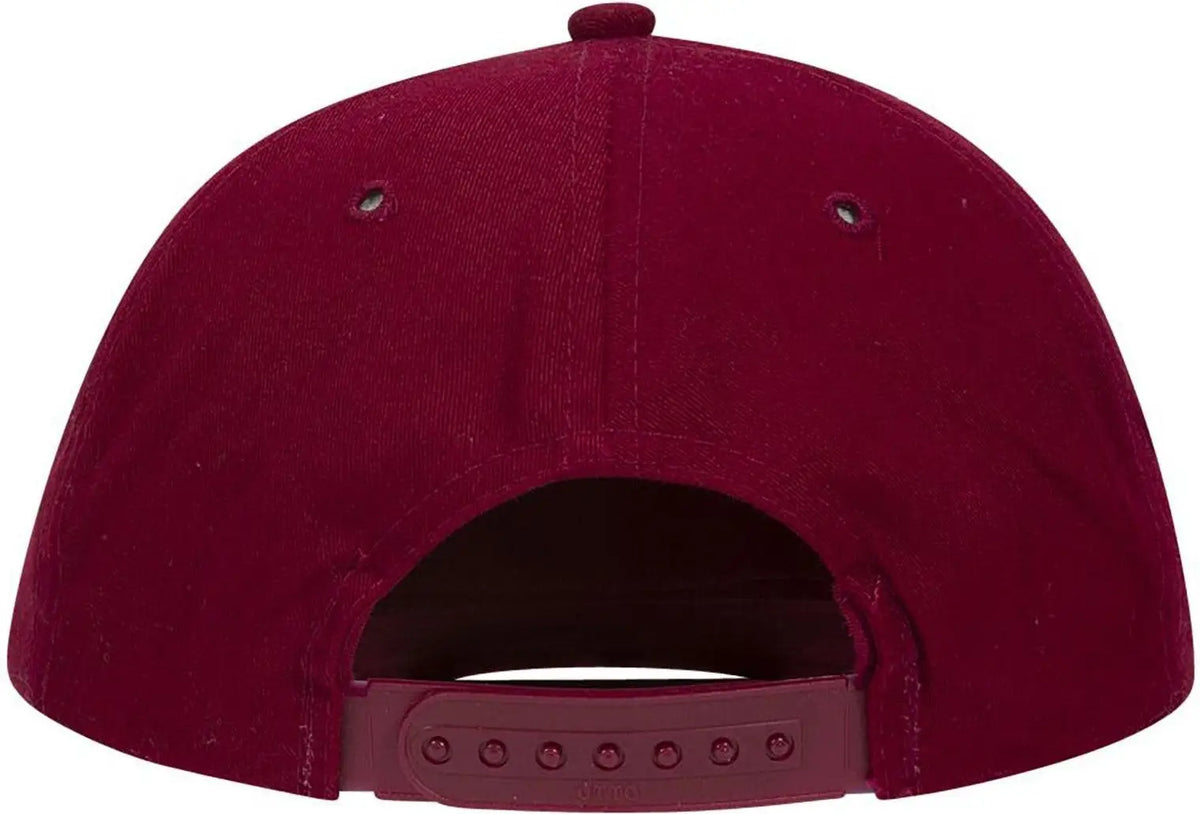 Otto 18-016 6 Panel Low Profile Baseball Cap - Burg. Marn - 1/2’’ - 7 5/8’’