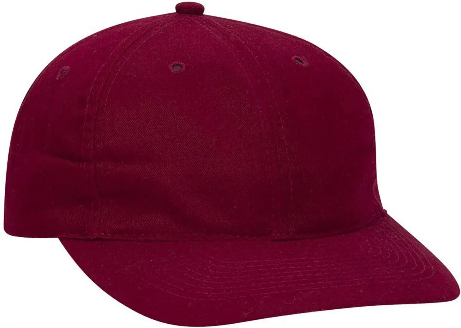 Otto 18-016 6 Panel Low Profile Baseball Cap - Burg. Marn - 1/2’’ - 7 5/8’’