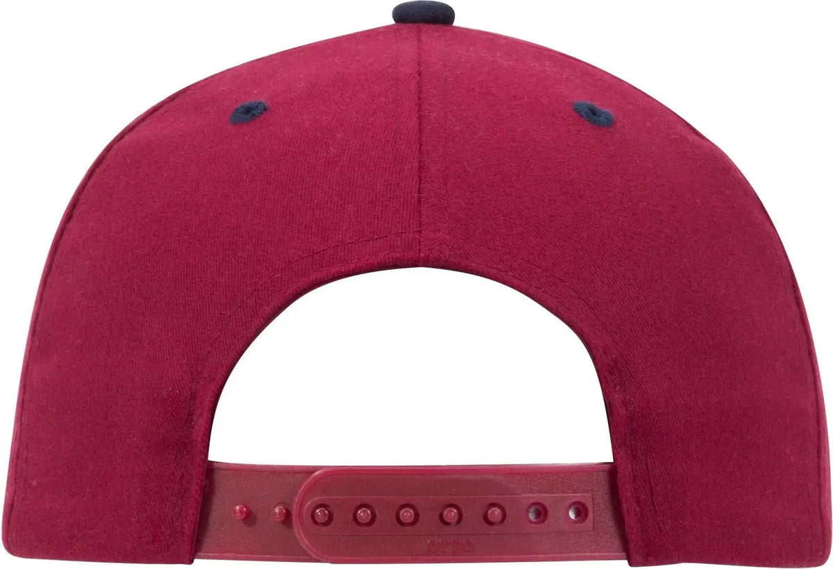 Otto 18-017 6 Panel Low Profile Baseball Cap - Nvy/burg.marn - 1/2’’ - 7 5/8’’