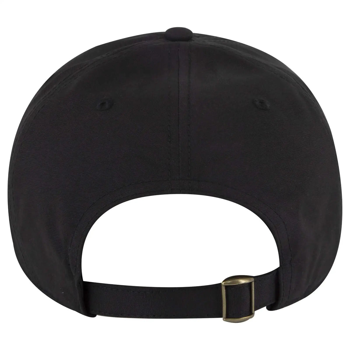 Otto 18-1 6 Panel Low Profile Baseball Cap - Black - 7 3/8’’ - 5/8’’