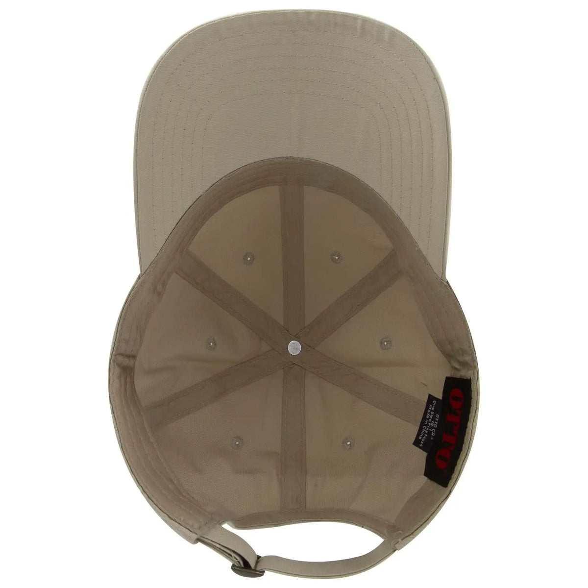 Otto 18-1 6 Panel Low Profile Baseball Cap - Khaki