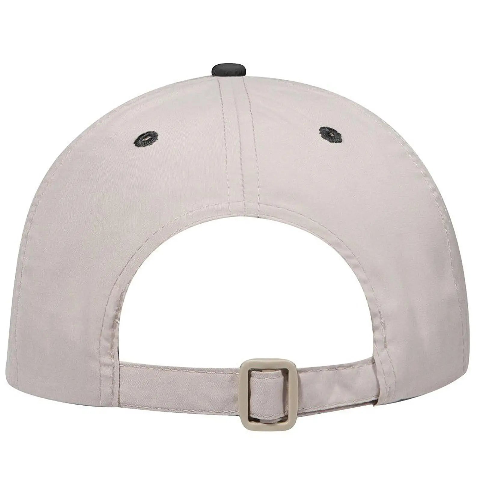 Otto 18-104 6 Panel Low Profile Baseball Cap - Blk/kha