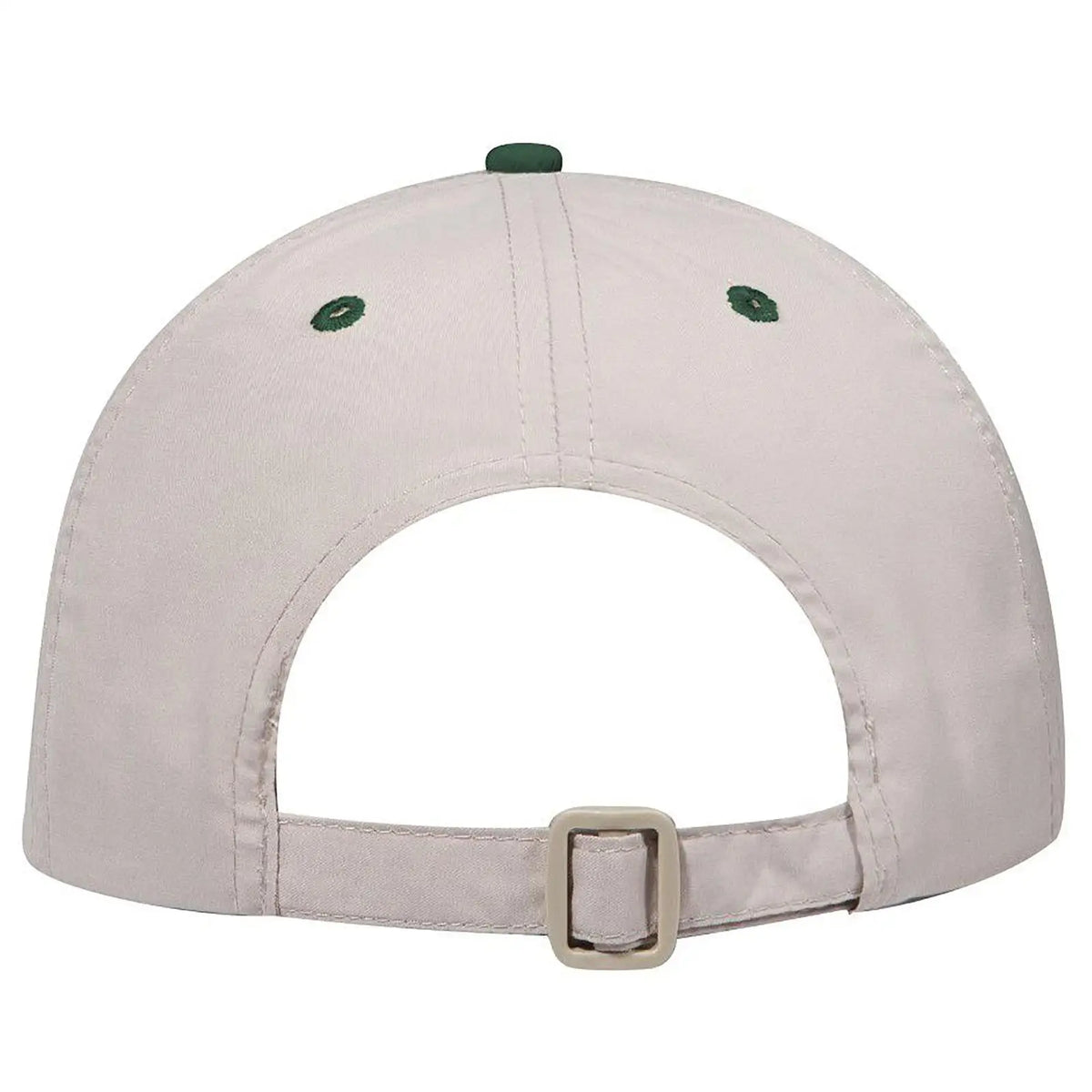 Otto 18-104 6 Panel Low Profile Baseball Cap - Dk.grn/kha - 7 3/8’’ - 5/8’’