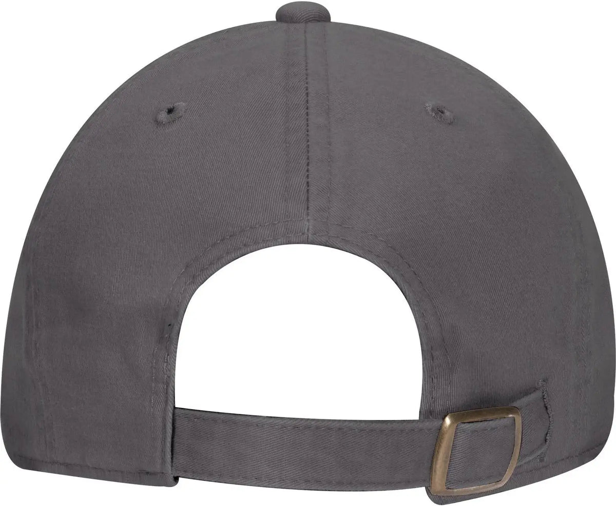 Otto 18-1219 6 Panel Low Profile Dad Cap - Char. Gray - 1/2’’ - 7 5/8’’