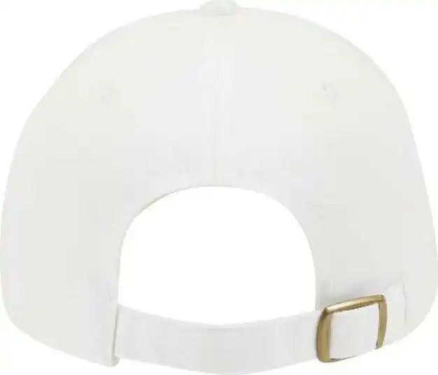 Otto 18-1219 Garment Washed Superior Combed Cotton Twill 6 Panel Low Profile Dad Hat - White - one Size Fits Most