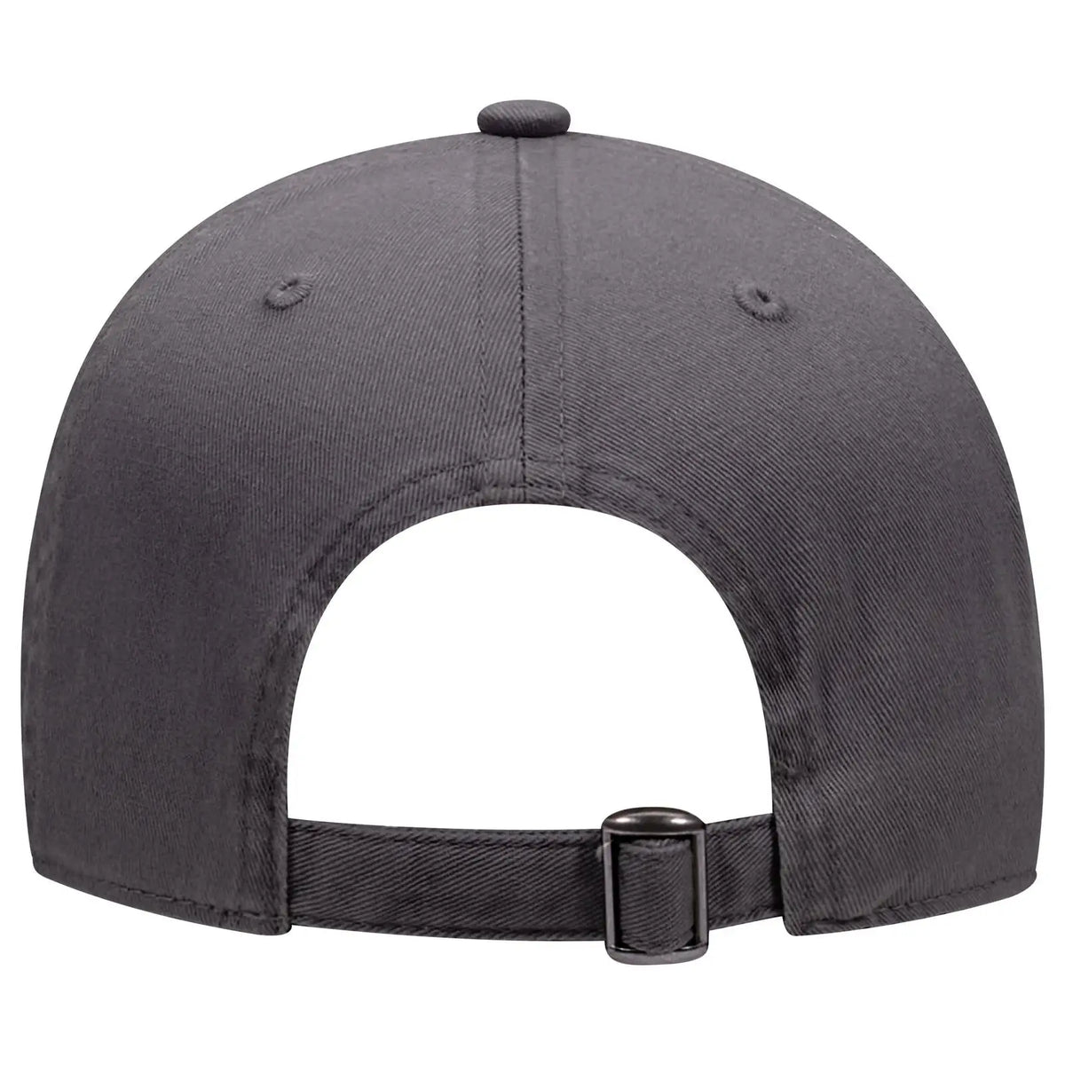 Otto 18-1225 6 Panel Low Profile Dad Cap - Char. Gray - 7 3/8’’ - 5/8’’